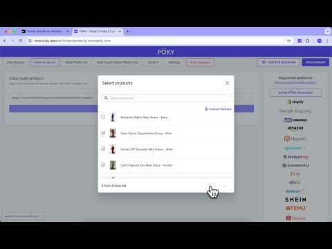 How to Import Products from Shopify Stores to Your Store Using POKY | Fast & Easy