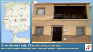 preview picture of video '3 dormitorios 1 baño Villa se Vende en Orellana La Vieja, Badajoz, Spain'