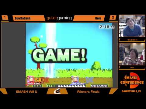SC 18: DewDaDash (Purple) vs Dolo (Yellow) - Smash Wii U Winners FInals