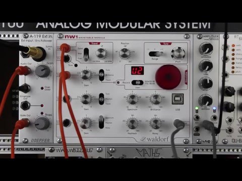 Waldorf nw1 Moduł Wavetable Eurorack