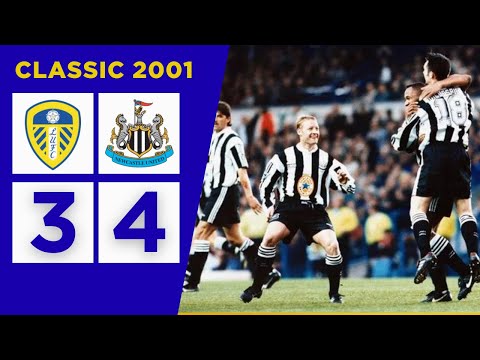 Super Classic Match | Leeds United vs Newcastle United 3-4 2001 | Extended Highlights