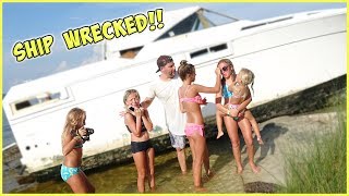 DID WE CRASH OUR BOAT INTO SHARK INFESTED WATERS?! TERRA JUMPS IN!