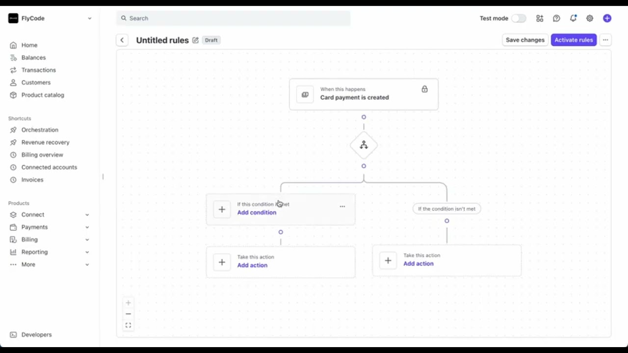 FlyCode for Stripe tutorial