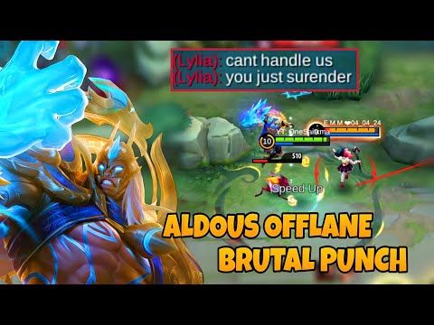 ALDOUS OFFLANE BRUTAL PUNCH🔥| BEST OFFLANE BUILD | ALDOUS BEST BUILD 2022
