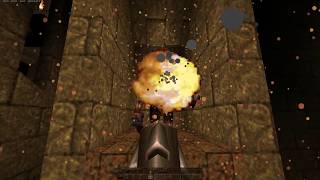 Quake (1996) Walkthrough NIGHTMARE ALL SECRETS E2M6