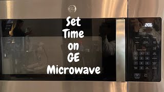 How to Set Clock Time on GE Microwave