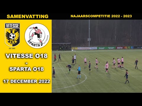 Samenvatting Vitesse O18 - Sparta O18 zaterdag 17 december 2022