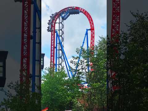 97 Degree Drop on Fahrenheit | HersheyPark #shorts