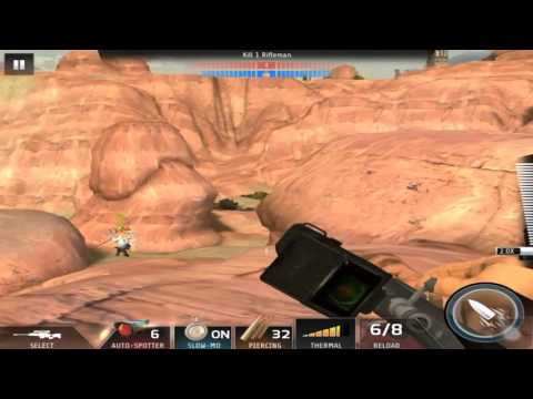 Kill Shot Bravo Region 20 Primary Mission 50 - Kill 1 Rifleman (Slo-Mo Gameplay)