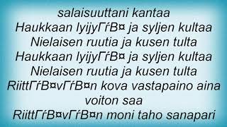 Apulanta - Kusen Tulta Lyrics