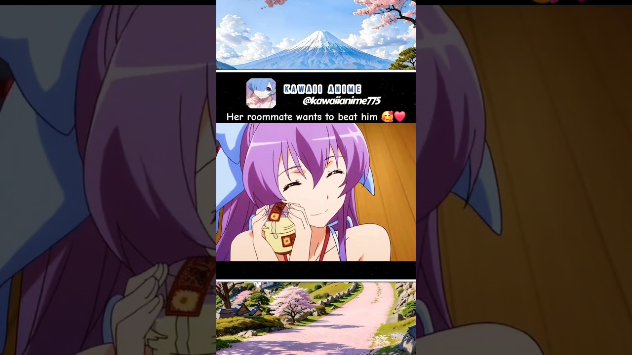 Her roommate loves him ❤️ #anime #animeedit #shorts
