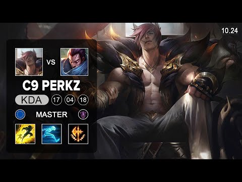 Perkz Sett Mid vs Yasuo - UEW Master Patch 10.24