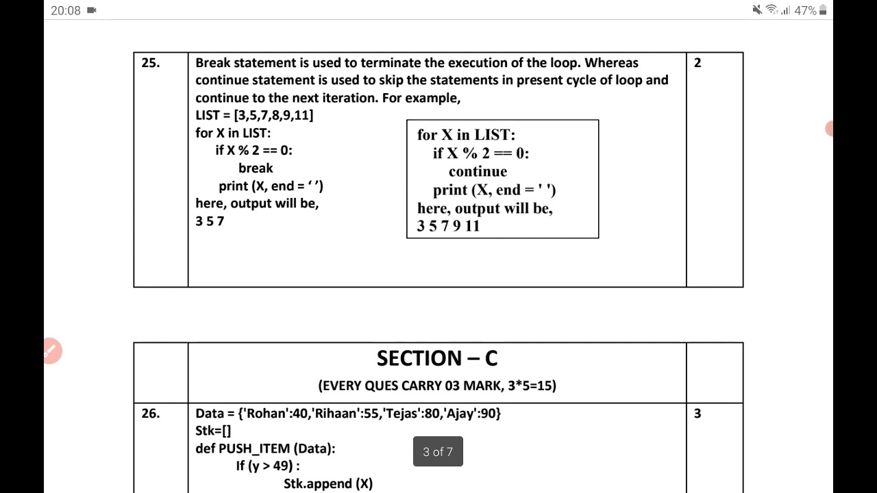 Class 12 COMPUTER SCIENCE solution 25-9-2023 COMPUTER SCIENCE solution class 12 MID TERMexamsolution