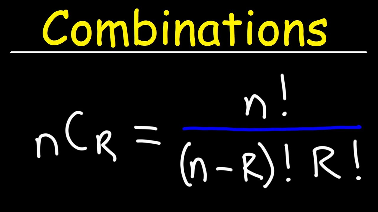 Combinations Word Problem - Selecting a Committee of Men
