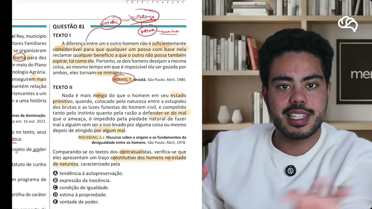 Resolução em Vídeo — Questão 81 ENEM 2025 Belém