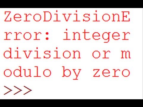 ZeroDivisionError integer division or modulo by zero Python Debugging