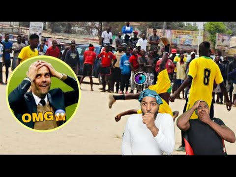 Cant believe we never seen this...THE DRIBLES THEY USE IN FOOTBALL IS ALMOST IMPOSSIBLE(Reaction)