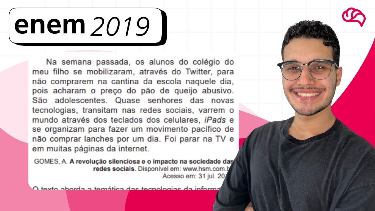 Resolução em Vídeo — Questão 37 ENEM 2019