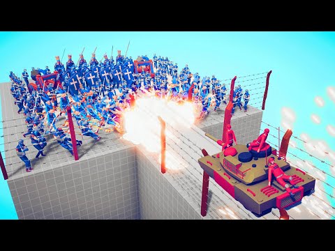 MEDIEVAL KING ARMY VS EVERY GOD! Totally Accurate Battle Simulator ( TABS )