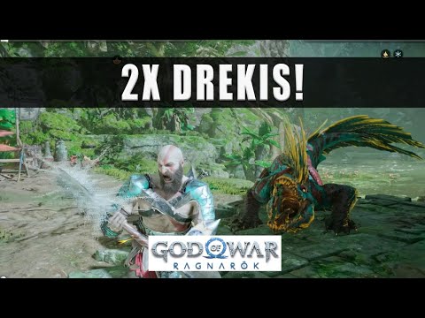 God of War how to beat two Drekis