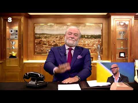 TV8 Gialappa's Night - Aurelio De Laurentiis meets Oasis' Noel Gallagher