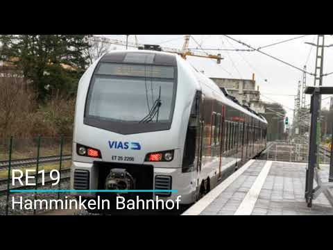 RE19 in Hamminkeln Bahnhof #RE19 @NRW Deutschland...
