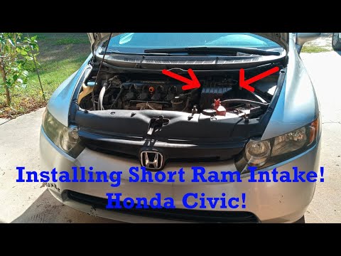 Installing Short Ram Intake on 2007 Honda Civic 1.8L LX