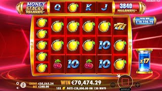 Money Stacks Megaways Slot Bonus Game Big Win 🤑