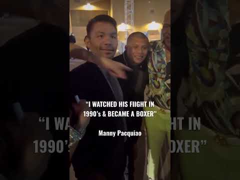 Manny Pacquiao TELLS Mike Tyson WHY HE BECAME A BOXER
