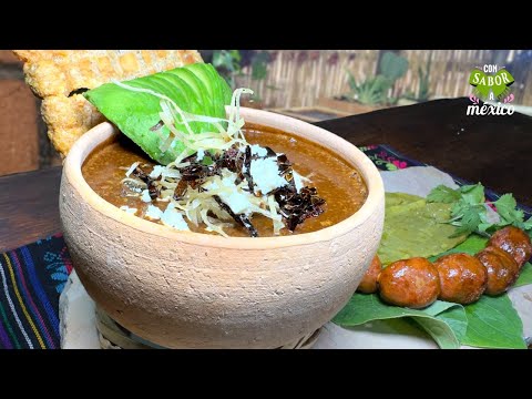 La MEJOR RECETA de CREMA DE FRIJOL o CREMA CONDE ¡FÁCIL y DELICIOSA! / #ConSaborAMexico