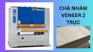 MÁY CHÀ NHÁM VENEER 2 TRỤC ĐÀI LOAN SHERNGYUAN SYC-1300RR.