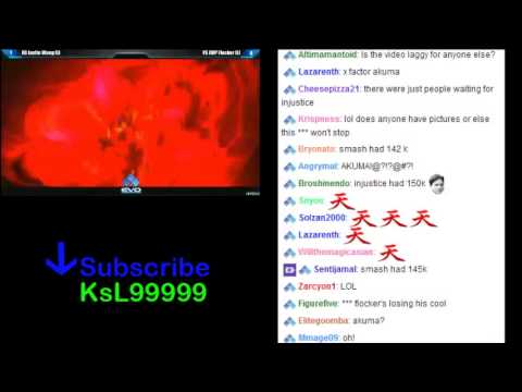EVO 2013 UMVC3 Grand Finals- Justin Wong vs Flocker (+ Chat comments)