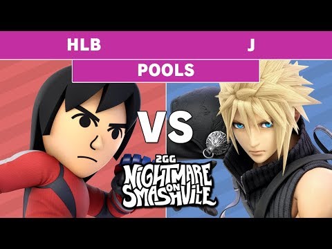 2GG NoS - DCG | HLB (Mii Brawler) Vs. J (Cloud) Pools - Smash Ultimate