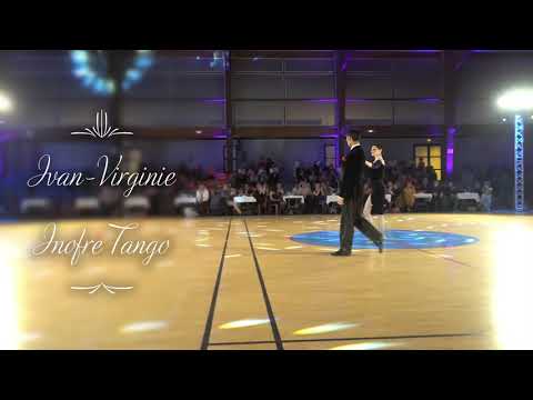  Virginie Collombet  and  Ivan Inofre  are  dancing  to  the  tango  "  Preparense  "  by  Astor Piazzolla  in  2019