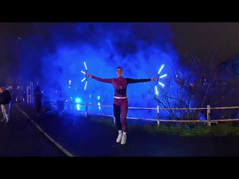 LED entertainment hoops and Fans 