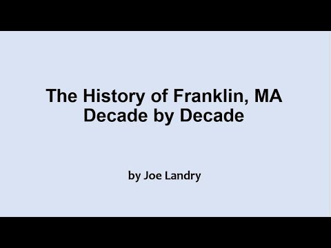 Franklin, MA: 1960-1969