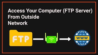 Access Your FTP Server from anywhere on the Internet | Access Computer Files | FTP Server
