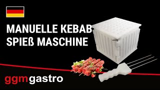Manualna maszyna do szpikulców do kebabu – do 49 szpikulców