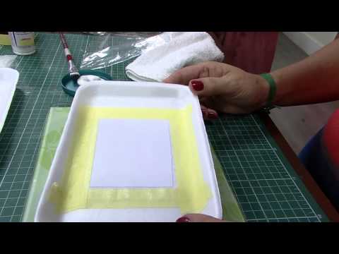 Mulher.com 17/10/2014 - Bola de natal com tecido e aplique de foto por Claudia Niero Parte 1