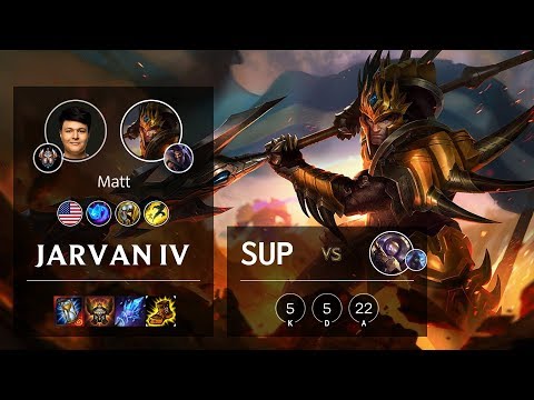 Jarvan IV Support vs Blitzcrank - NA Challenger Patch 10.3