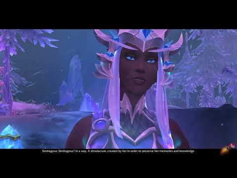 Kalecgos Meets Sindragosa In Game Cutscene