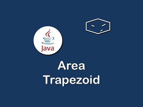 area trapezoid in java