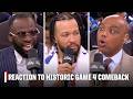 The Inside Guys & Draymond Green react to HISTORIC Knicks' Game 4 comeback 🍿 | Inside the NBA