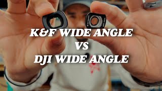 Comparing The Official DJI Wide Angel Lens Vs. K&F Wide Angle Lens | Osmo Pocket 3