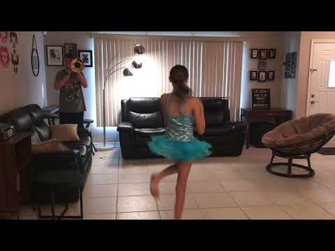 Baton solo with live music!