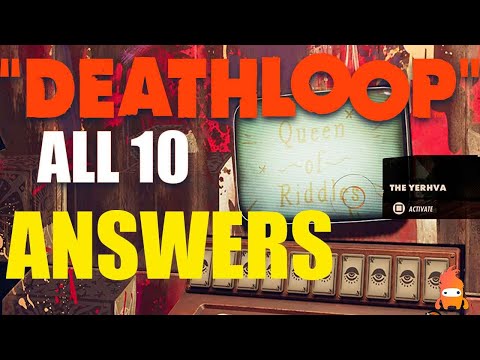 ALL Queen of Riddles Answers | Deathloop PS5 | Yerhva Queen of Riddles Karls Bay Secerts