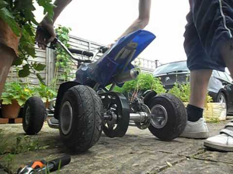 comment demarrer un mini quad