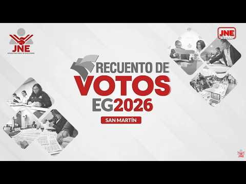 #ENVIVO Audiencia de recuento de votos | JEE San Martín | 27 de abril de 2026 | 8:00 a. m.