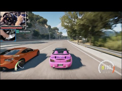 Vtec Goes Bwahhhh! w/Thrustmaster Wheel/Pedal Cam | Forza Hoizon 2 Lets Play Ep. 19 | SLAPTrain