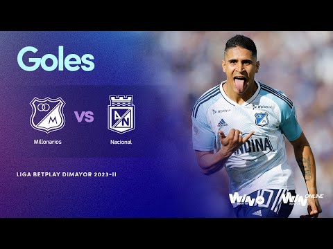 Millonarios vs. Nacional (goles) | Liga BetPlay Dimayor 2023- 2 | Fecha 8